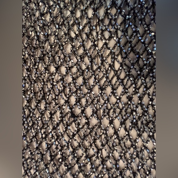 Beaded mesh ladies shirt. Size: M - Picture 4 of 10